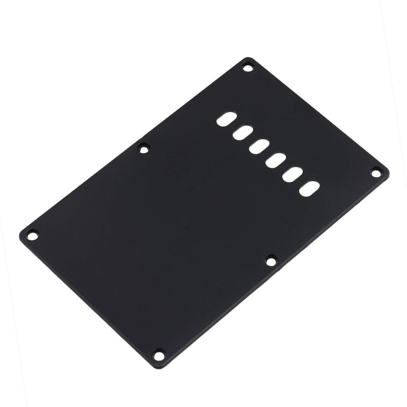 VOBRAMY Sesyomr Black Guitar Tremolo Spring Cover 6 Hole Cover Plate Accessories Replacement for Electric Guitar - Image 3